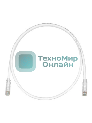 Кабель Патч-корд Panduit UTPSP2MY вилка RJ-45-вилка RJ-45 кат.6 2м белый ПВХ