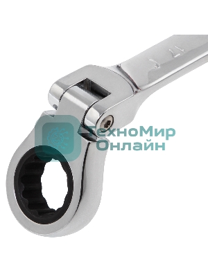 Набор ключей Matrix комбинированных, трещоточных шарнирных 8шт