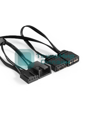 Вентилятор для корпуса ExeGate EX12025H3P4PMY-PWM.ARGb черный, 120 мм, 1800 об/мин, 26 дБ, 4 pin