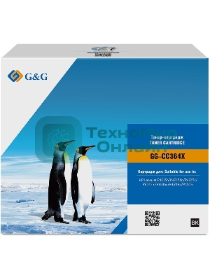 Картридж лазерный G&G GG-CC364X черный (24000 стр.) для HP LJ P4015/P4515