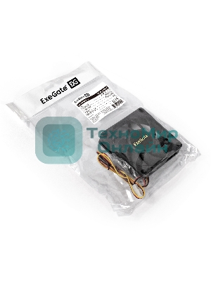 Вентилятор для корпуса ExeGate EX06015S3P черный, 60 мм, 3500 об/мин, 24 дБ, 3 pin