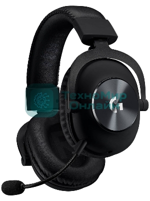 Гарнитура Logitech G Pro X Gaming Headset чёрный, проводная, USB/3.5 мм