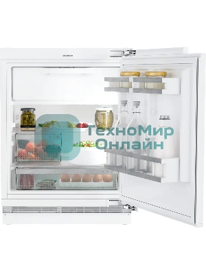 Встраиваемый холодильник Liebherr Pure, высота 82-88 см, door-on-door, с морозильным отделением, сенсорная электроника внутри камеры.