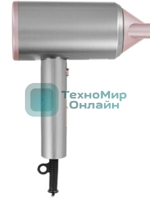 Фен BRAYER BR3022 серый/розовый, 1800 Вт