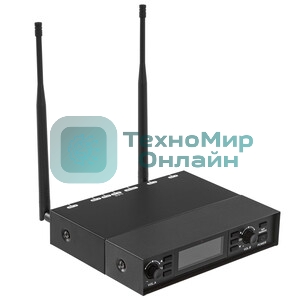 Микрофонная радиосистема Axelvox DX800FK UHF 650 - 758 MHz, подавитель обратной связи, цифровая модуляция, LCD дисплей, DSP, ручной микрофон - 2 шт.