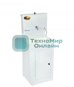 Умывальник дачный, с подогревом, пластиковая мойка, белый