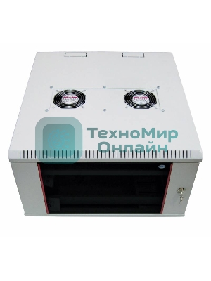 Шкаф телеком. настен, 9U, 600x650 дверь стекло (ШРН-9.650) (1 коробка)