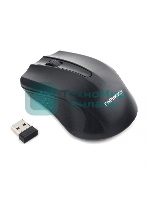 Мышь беспроводная Гарнизон GMW-430 черный, 1200 dpi, радиоканал, USB, кнопки - 3