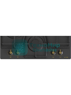 Газовая варочная панель Gorenje GW6D42CLB черный