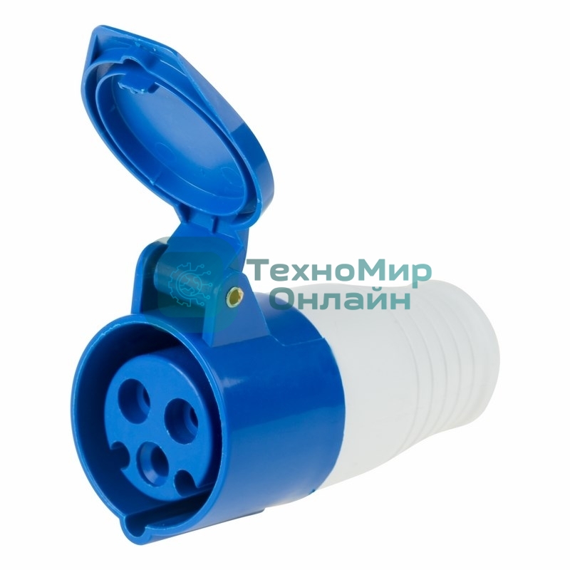 Розетка Rexant 213 переносная 2Р+РЕ 16А 220В IP44