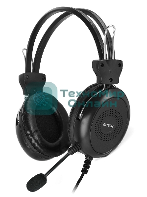 Гарнитура A4Tech HU-30 чёрный, проводная