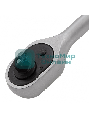 Набор головок Stels 14125 набор торцевых головок 1/4'' головки 4 - 13мм с трещот. ключом crv 11 пр.