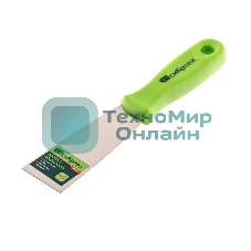 Шпательная лопатка из нержавеющей стали Сибртех, 40 мм, пластмассовая ручка