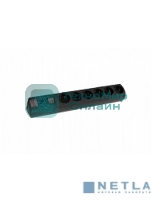 Сетевой фильтр Most R 5 м (6 розеток) черный (коробка)