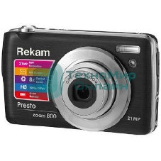 Фотоаппарат Rekam Presto zoom 800 черный 21Mpix Zoom8x 2.7