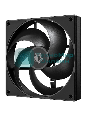 Вентилятор для корпуса ID-Cooling AS-140-K черный, 140 мм, 1800 об/мин, 24.9 дБ, 4 pin