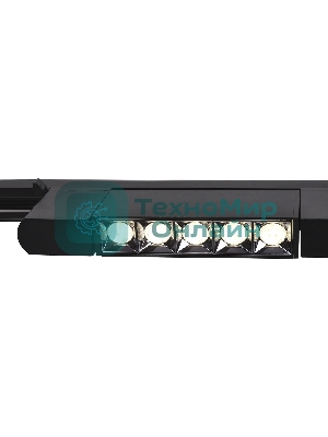 Трековый однофазный светодиодный светильник Ambrella light GL6688 BK черный LED 6W 4200K 24°