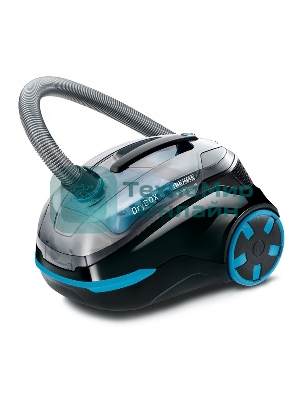 Пылесос Thomas DryBOX черный/синий, 300/1700Вт, уборка сухая, пылесборник контейнер 2.1 л
