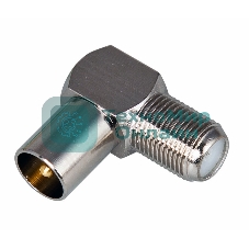 Переходник PROconnect гнездо F-штекер TV угловой