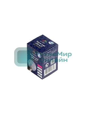 Лампа шар Neon-night e27 6 LED Ø45мм - розовая, прозрачная колба, эффект лампы накаливания