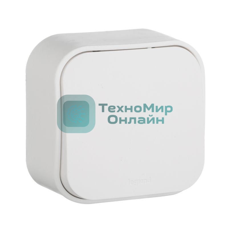 Переключатель 10A одноклавишный (белый) Legrand 782204