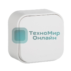 Переключатель 10A одноклавишный (белый) Legrand 782204
