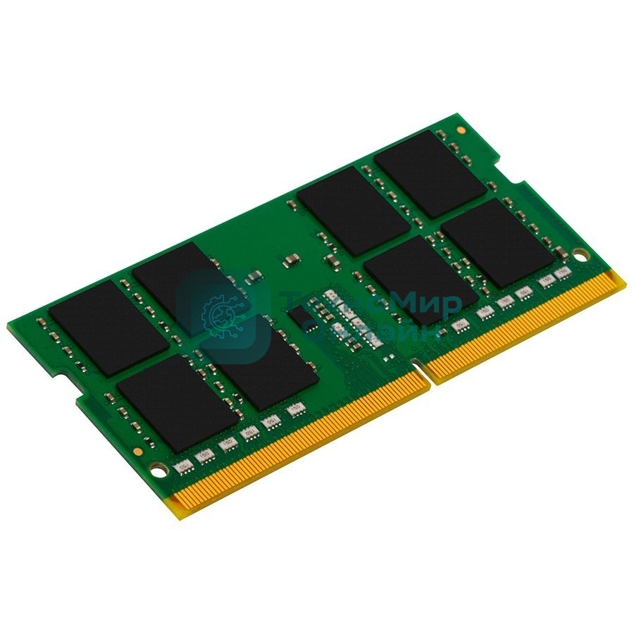 Оперативная память Kingston ValueRAM, DDR4, 32GB (1x32GB), 3200MHz, CL22, SO-DIMM