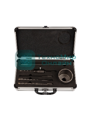 Набор для установки подрозетников Kranz SDS PLUS, 5 предметов