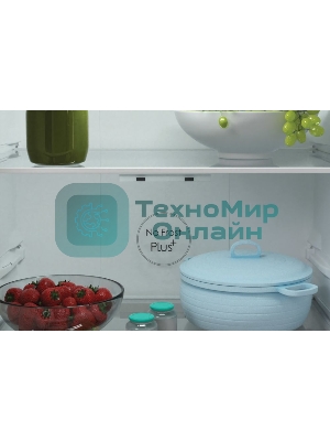 Холодильник Candy CCRN 6180S серебро двухкамерный 227/106л морозилка снизу, No Frost