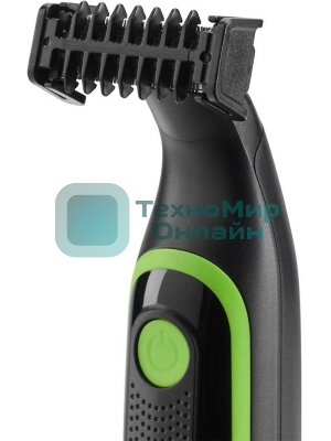 Машинка для стрижки Polaris PHC 0303RB черный/лайм 240Вт