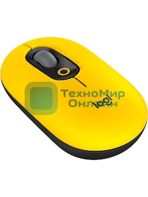 Мышь беспроводная Logitech POP Mouse желтый, 4000 dpi, Bluetooth, кнопки - 4
