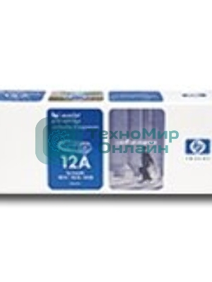 Картридж лазерный HP Q2612A черный для LaserJet 1010/1018/1020/1012/1015/3015/3020/3030 (2000 стр.)