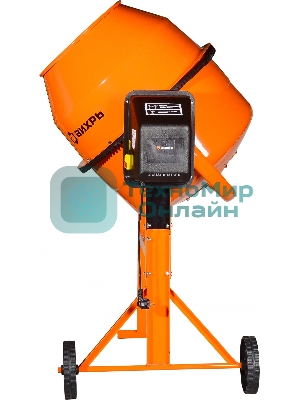 Бетономешалка Вихрь БМ-200П (74/1/17) 1000 Вт, 200 л, полиамидный венец, 32 об/мин