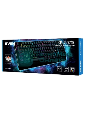 Клавиатура SVEN KB-G9700 проводная, USB Type-A, чёрный