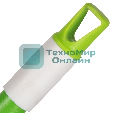 Щетка Home Palisad пластмассовая для подметания пола, 27 см, c черенком, 120 см, салат. щетина