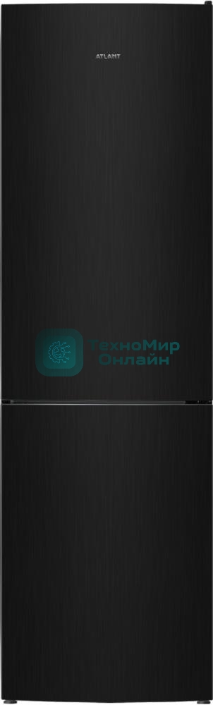 Холодильник Atlant ХМ-4624-151 черный металлик двухкамерный 228/119л морозилка снизу