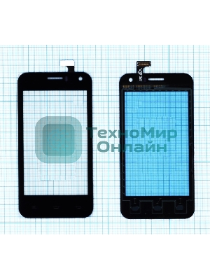 Сенсорное стекло (тачскрин) для Airis TM475, черное