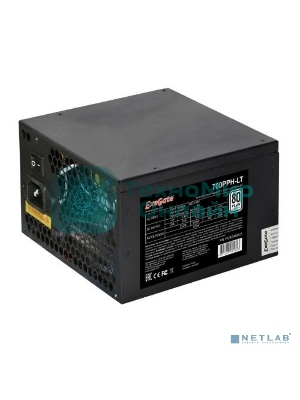 Блок питания ExeGate 700PPH-LT-S-OEM (EX282048RUS-S-OEM), 700Вт, 80 PLUS, 120мм, черный