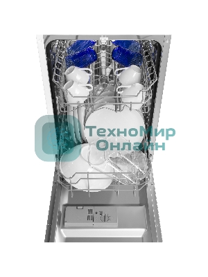 Посудомоечная машина Maunfeld MWF45220W, белый, 44.8 см, 10 компл., 49 дБ, класс A++