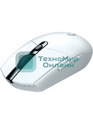 Мышь беспроводная Logitech G304 Lightspeed белый, 12000 dpi, радиоканал, USB, кнопки - 6