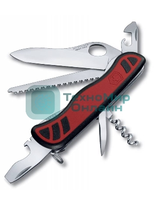 Нож перочинный Victorinox Forester M Grip (0.8361.MC) 111мм 12функций красный/черный