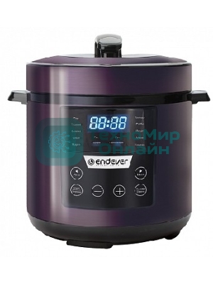 Мультиварка-скороварка Endever VITA 98 черный/сливовый электрическая Endever Vita 98