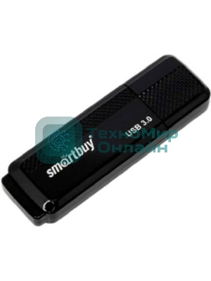 Флешка USB Smartbuy V-Cut DOCK BLACK (SB64 GbDK-K3), 64 Gb, USB 3.1 Gen 1, R/W 75/25, черный