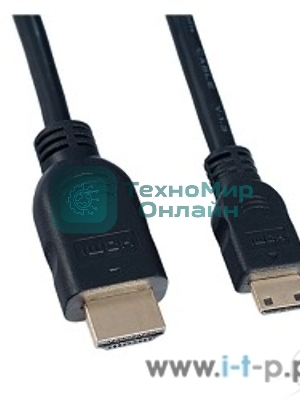 Кабель PERFEO HDMI A вилка - HDMI C (mini HDMI) вилка, ver.1.4, длина 2 м