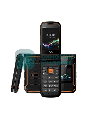 Мобильный телефон BQ 2822 Dragon черный/оранжевый
