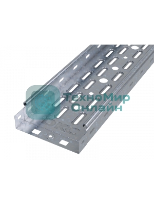 Лоток листовой перфорированный 100х50 L2000 сталь 0.7мм ДКС 35252