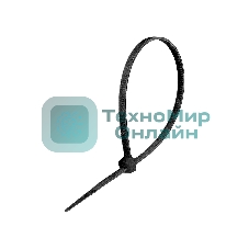 Стяжка (хомут) нейлоновая ExeGate CV66-500x4.8B EX293130RUS (нейлон 6.6, 500x4.8 мм, неоткрывающаяся, halogen free, -40°C - +85°C, черная, 100 шт)