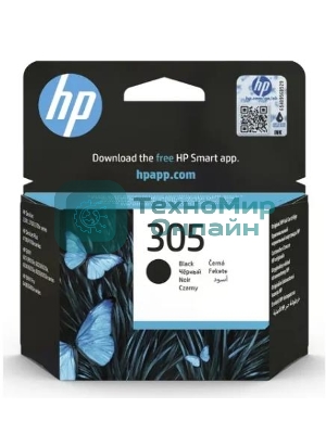 Картридж струйный HP 305 3YM61AE черный (120 стр.) для HP DJ 2320/2710/2720