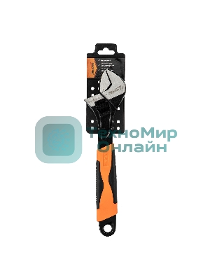 Ключ разводной Sparta 300 мм, двухкомпонентная рукоятка