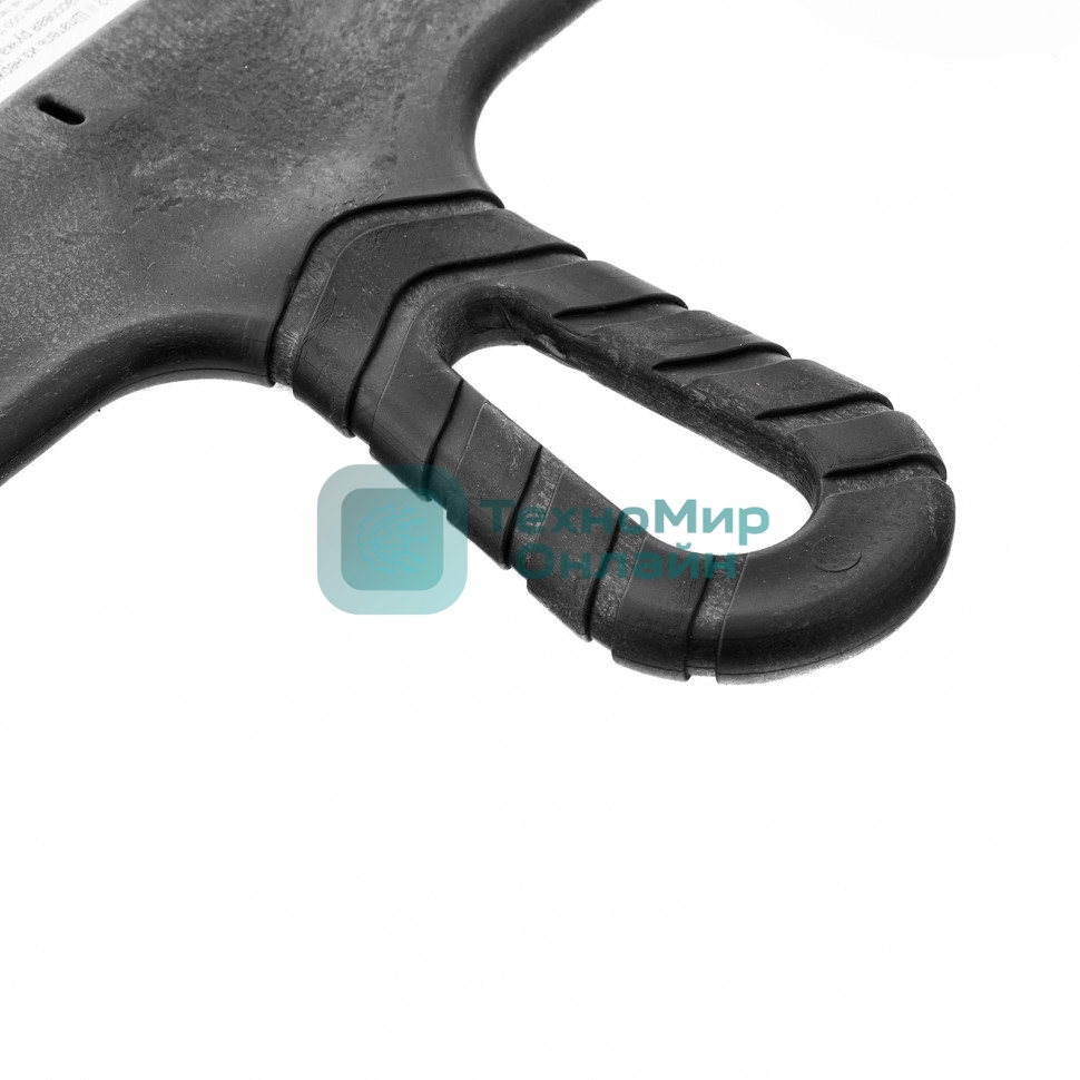 Шпатель Sparta из нержавеющей стали, 300 мм, зуб 10х10 мм, пластмассовая рукоятка